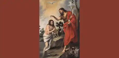 Veranstaltungen in Berlin: Christliche Bildbetrachtung: Bartolomé Esteban Murillo, Die Taufe Christi, um 1655