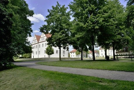 Schloss Königs Wusterhausen, Blick aus dem Park