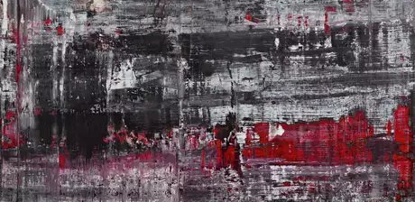 Gerhard Richter, Birkenau, 2014, Öl auf Leinwand, 260 x 200 cm