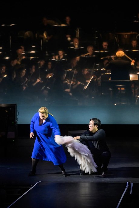 Judit Kutasi als Amneris, SeokJong Baek als Radames