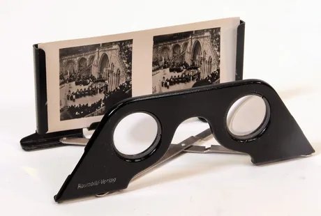 Stereobetrachter des Raumbildverlages Otto Schönstein, um 1940