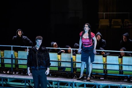 Patrick Guetti als Sparafucile, Nicole Piccolomini als Giovanna