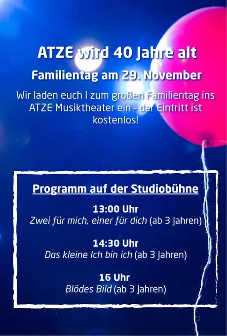 VISUAL Familientag: Kindertheater und Mitmach-Aktionen