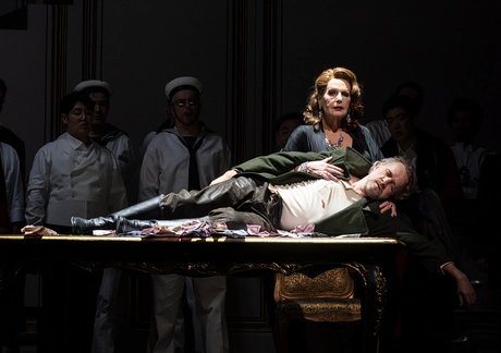 Martin Muehle als Hermann, Doris Soffel als Gräfin