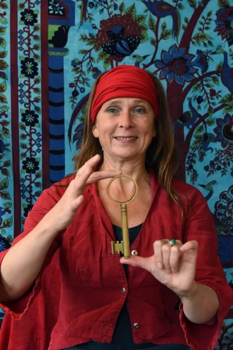 Porträt der Erzählkünstlerin Sabine Kolbe