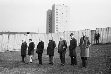 Halifax Town Fußballplatz, West Yorkshire, England 1977