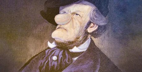 Richard Wagner gezeichnet von Loriot