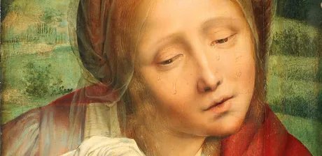 Quentin Massys, Klagende Frau aus einer Beweinung Christi (Detail), um 1525