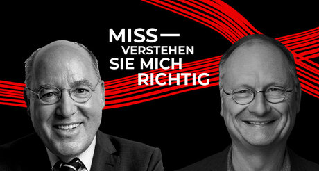 KEY VISUAL Gregor Gysi & Sven Plöger: Missverstehen Sie mich richtig!