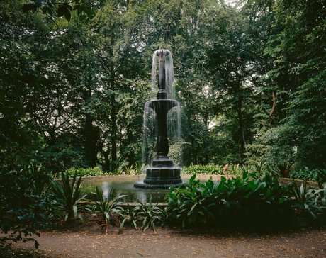 Fontäne auf der Pfaueninsel