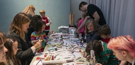 Familienworkshop im Bode-Museum