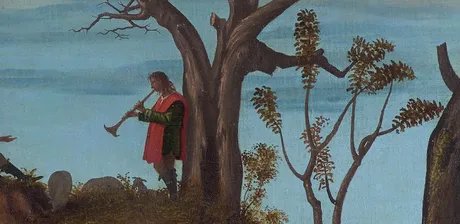 Vittore Carpaccio, Die Grabbereitung Christi (Detail), ca. 1515-1520