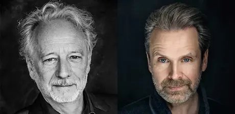 Stefan Hertmans (li.), Matthias Matschke (re.)