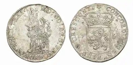 Niederländischer Taler, 1757, Preußische Fälschung im Auftrag Friedrichs des Großen aus dem Jahr 1771