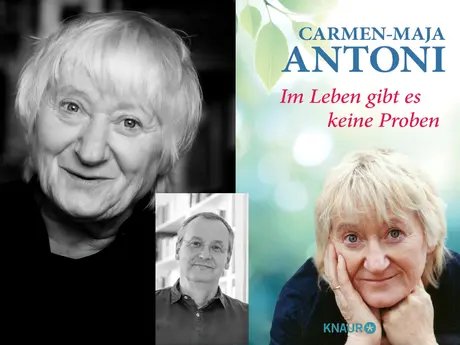 KEY VISUAL Carmen-Maja Antoni und Knut Elstermann im Gespräch