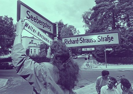 Symbolische Umbenennung des Seebergsteigs, 15.7.1992