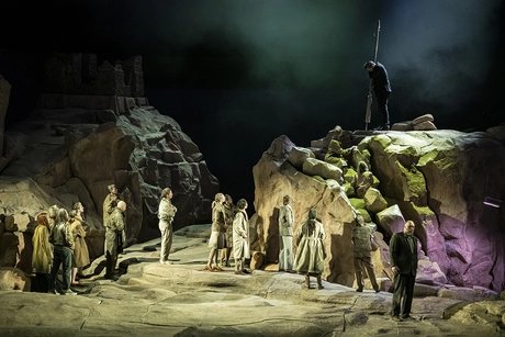 u. a. Stephen Milling als Gurnemanz, Thomas Blondelle als Parsifal