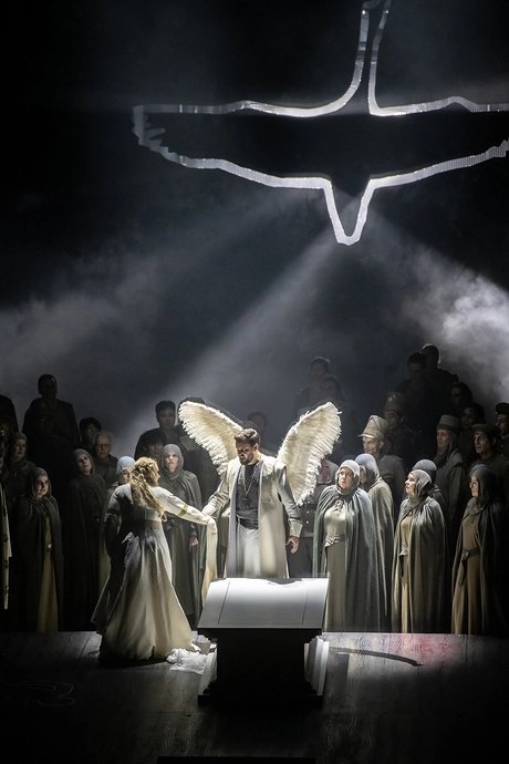 Jennifer Davis als Elsa, David Butt Philip als Lohengrin