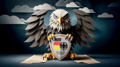GRAFIK DEMOKRATIE SCHÜTZEN!