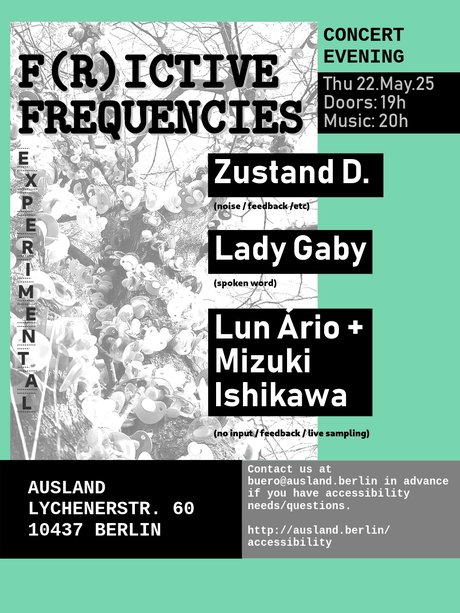POSTER F(r)ictive Frequencies