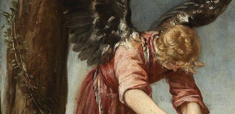 Juan Antonio de Frías y Escalante, Der Engel weckt den Propheten Elias in der Wüste (Detail), ca. 1665/69