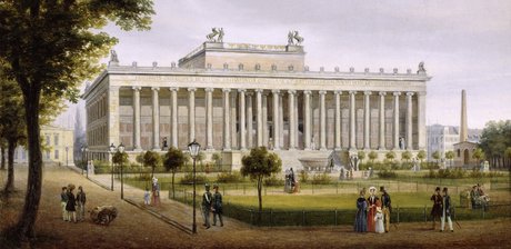 Carl Daniel Freydanck, Das alte Museum in Berlin (Blick auf den Berliner Lustgarten und das Königliche Museum, heute Altes Museum), 1836
