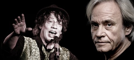 Karsten Troyke (li.) und Gerhard Kämpfe (re.)
