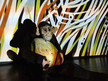 Ei-Pad, Affe und Giraffe