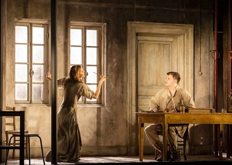 Georgia Jarman als Agnès, Aryeh Nussbaum Cohen als First Angel / The Boy