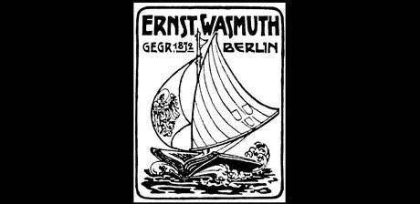 Erstes Logo des Wasmuth Verlags, 1872