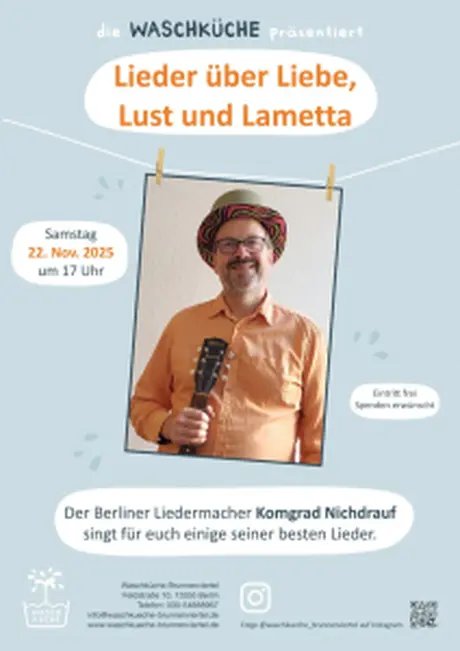 VISUAL Komgrad Nichdrauf: Lieder über Liebe, Lust und Lametta