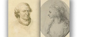 Wilhelm Friedemann Bach (links), Sara Levy