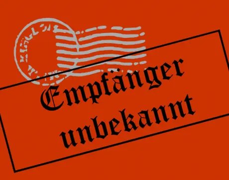 KEY VISUAL Empfänger unbekannt