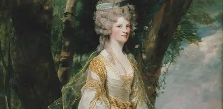 Joshua Reynolds, Lady Sunderlin (Detail), 1786