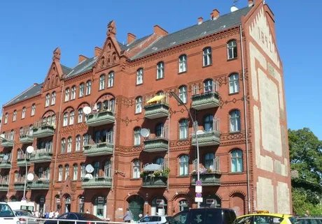 Wohnhaus von Georg Benjamin in der Badstraße 1931-1933.
