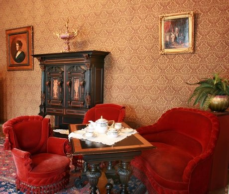 Schloss Britz, Damenzimmer © Kulturstiftung Schloss Britz