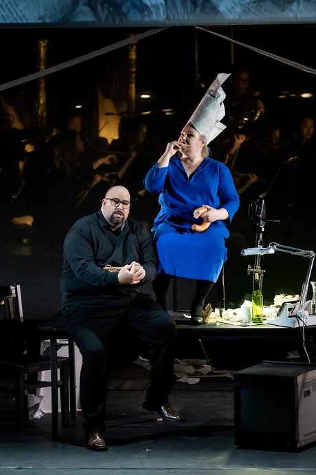 Jorge Puerta als Radames, Anna Smirnova als Amneris