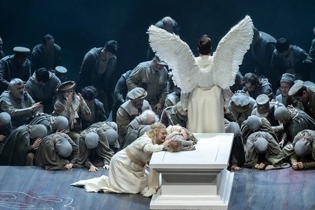 Jennifer Davis als Elsa, David Butt Philip als Lohengrin