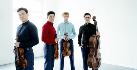 Veranstaltungen in Berlin: Schumann Quartett, Erik Schumann, Ken Schumann, Veit Hertenstein, Mark Schumann