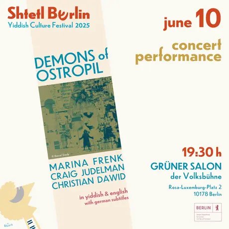 VISUAL Shtetl Berlin Yiddish culture Festival 2025 • Demons of Ostropil
