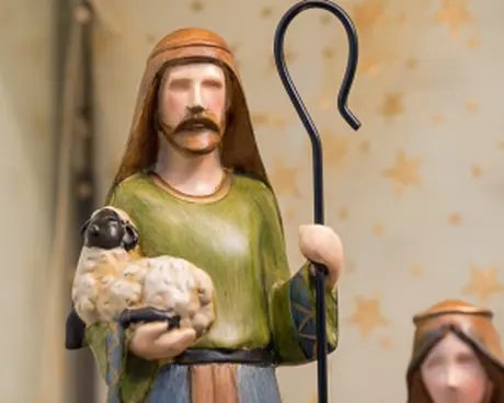 Krippenfigur Hirte