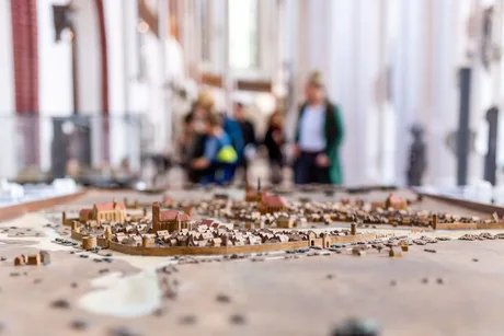 Stadt-Model im Museum Nikolaikirche