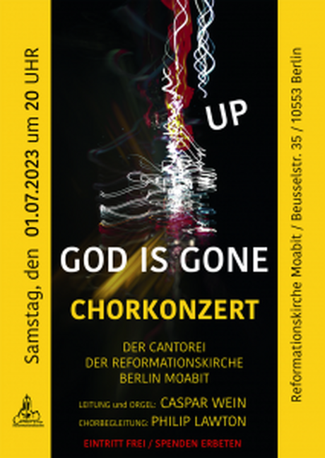 POSTER God is Gone - Chorkonzert