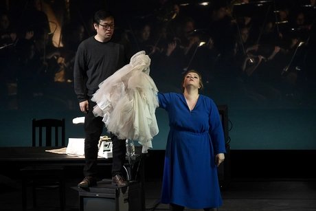 Judit Kutasi als Amneris, SeokJong Baek als Radames
