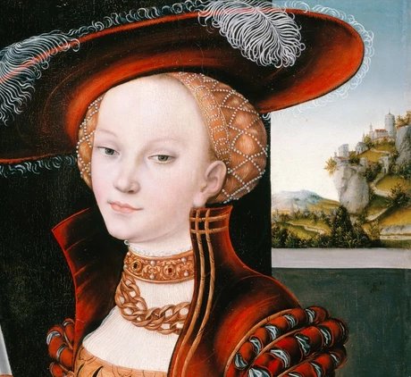 Lucas Cranach der Ältere: Judith (Jael und Sisera), 1530 (Detail)