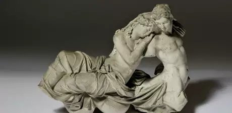 August Kiß nach Schinkel, Nereide auf einem Seekentauren, 1829/30, Gips