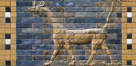 Drache von der Prozessionsstraße, Babylon, Zeit König Nebukadnezars II. (604–562 v. Chr.)