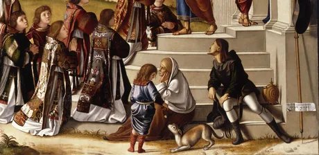 Vittore Carpaccio, Die Weihe des Heiligen Stephanus zum Diakon (Detail), 1511