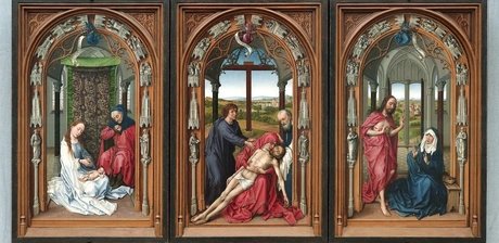 Rogier van der Weyden, Der Miraflores-Altar, vor 1445