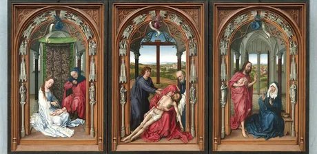 Rogier van der Weyden, Der Miraflores-Altar, vor 1445